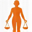 Icono de control de peso saludable